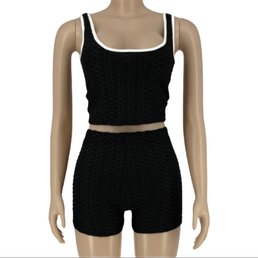 Crop top and shorts set